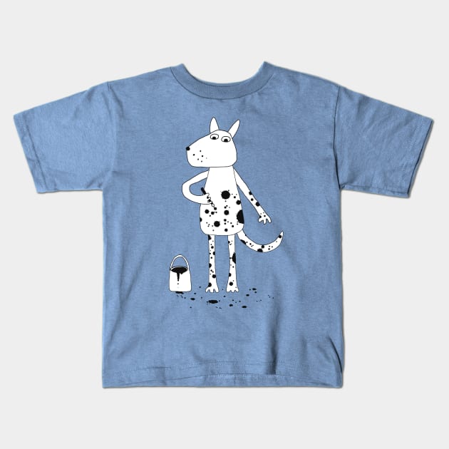 Dalmatian Kids T-Shirt by NicSquirrell